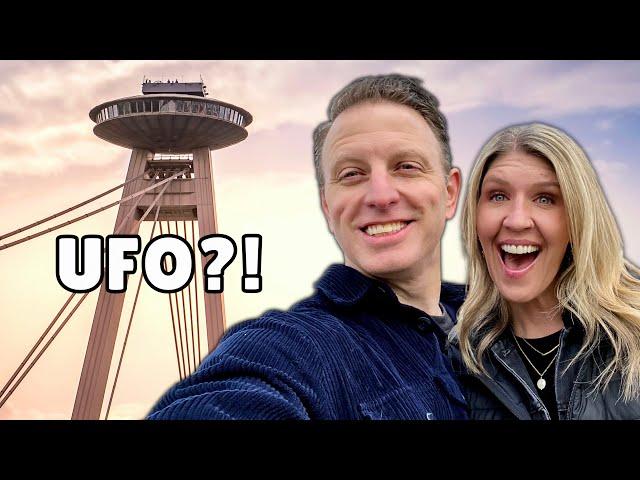 BRATISLAVA, Slovakia in 24 Hours! Food, Sights, and UFOs? | Europe Travel Vlog