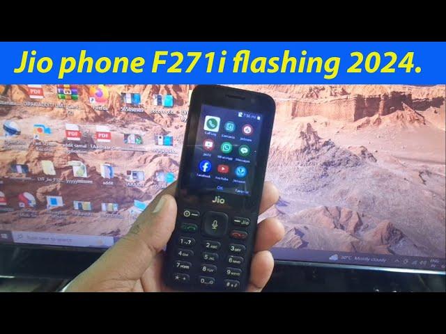 Jio phone F271i jio logo flashing with tested flash file 2024.