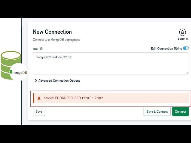 Let solve this error together. [connect ECONNREFUSED 127.0.0.1:27017]. Mongodb compass connection