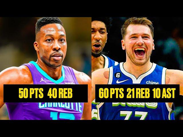 NBA "HISTORICAL Stat Lines" MOMENTS