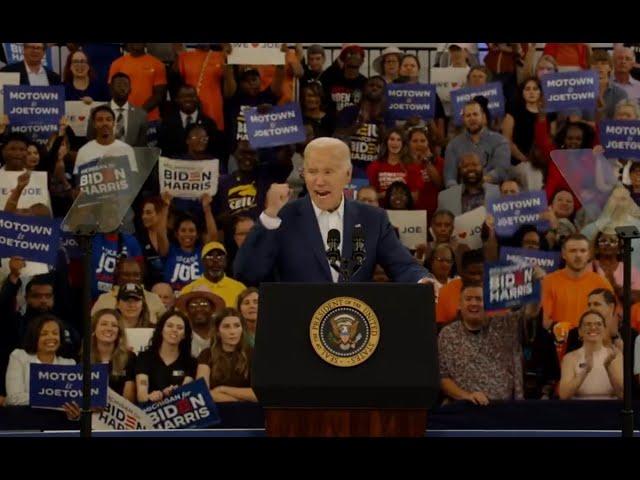 MUST-SEE: Biden BLOWS THE ROOF off rally