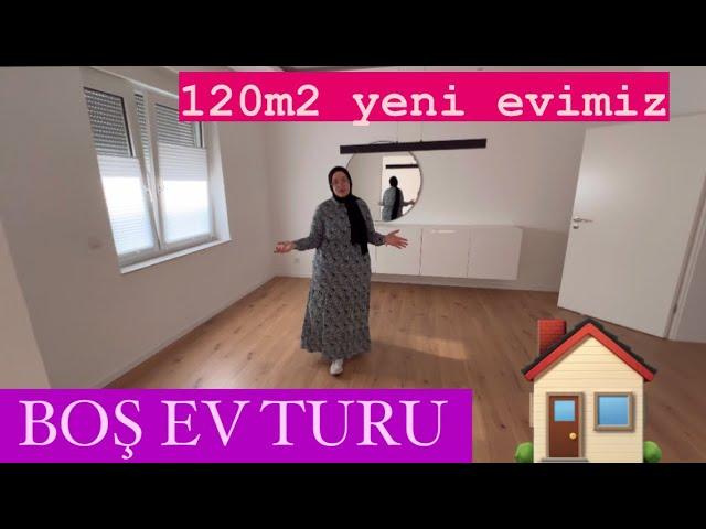 Sonunda hayalimiz'deki BÜYÜK EVE kavuştuktek tek odaları gezelimAlmanya'da Boş EV TURU VLOG.