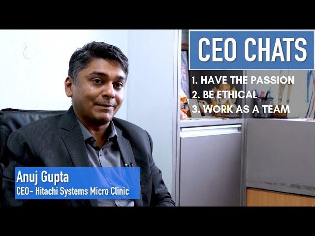 Back Yourself Up - Anuj Gupta, Hitachi Systems Micro Clinic