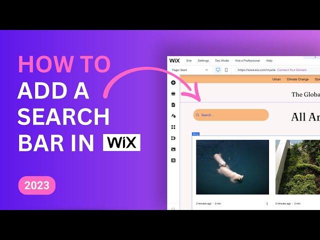 How to Add a Search Bar to a Wix Website in 90 Seconds - 2024 Beginner Tutorial