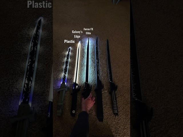 Comparing 5 Darksabers!