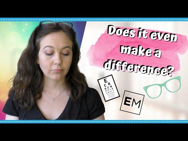 DOES ONE DAY MAKE A DIFFERENCE? | Vision Habits | Vision Routine | Endmyopia Student