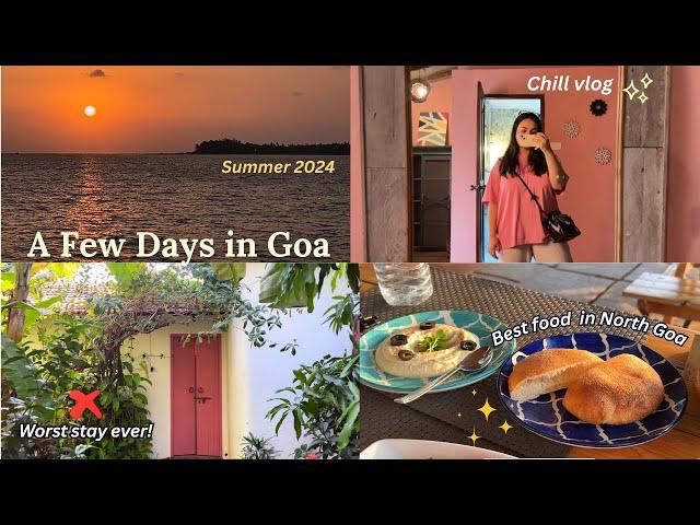 A few days in Goa Summer 2024️ Best restaurants & cafés in North Goa, Places to stay  VLOG