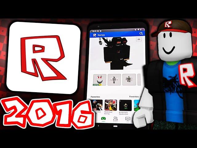 The Roblox app from 2016 somehow still works!? (HOW TO GET IT WORKING)