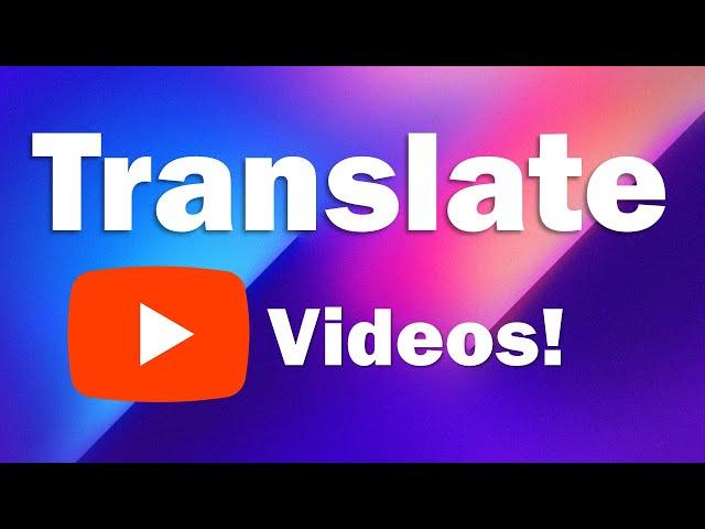 Yandex video translate - Youtube, Vimeo and more