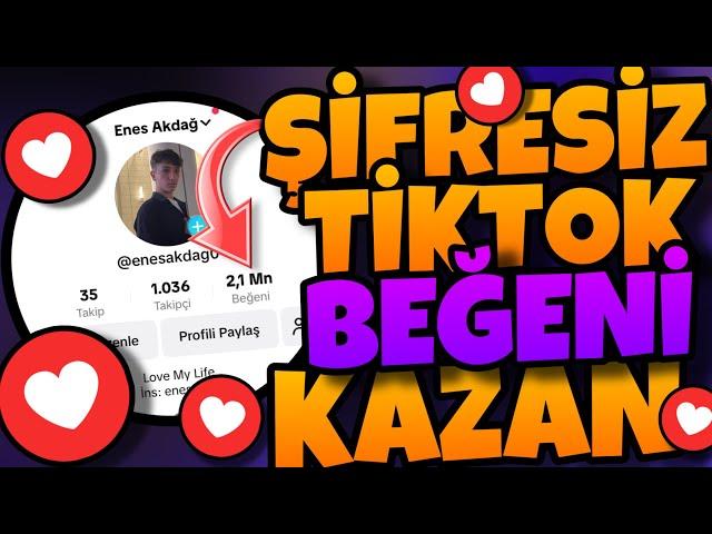 Tiktok'da Ücretsiz Beğeni Arttırmak 2024 | Tiktok Beğeni Hilesi