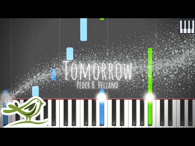 Peder B. Helland - Tomorrow | Relaxing Piano Tutorial (Synthesia)