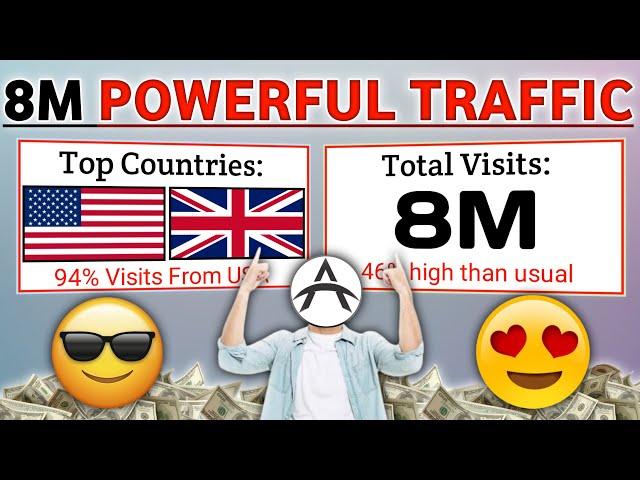 +8 Million USA Customers ! 4 Free Website Traffic Sources | Affiliate Marketing Free Traffic Sources