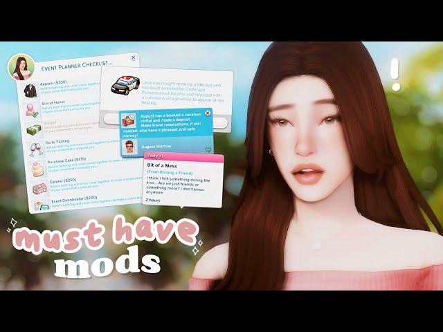 Must have Sims 4 mods that add drama & realistic gameplay 🩷