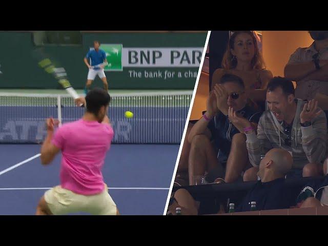 Carlos Alcaraz - Top 10 Sensational Cross Court Forehands