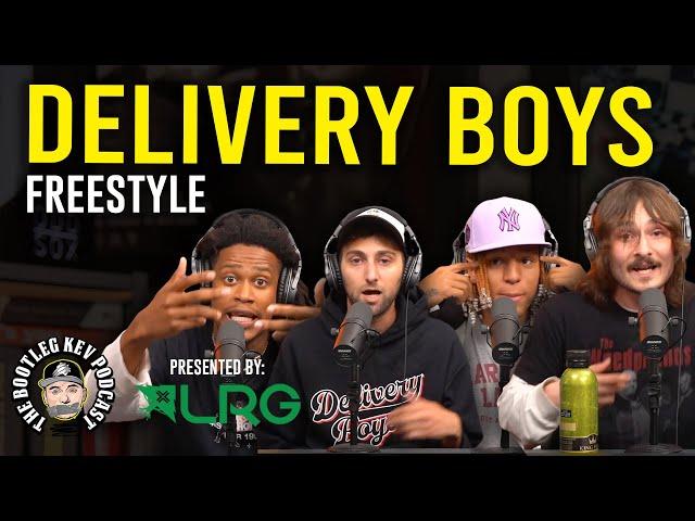 Delivery Boys Freestyle on 4 BEATS on The Bootleg Kev Podcast