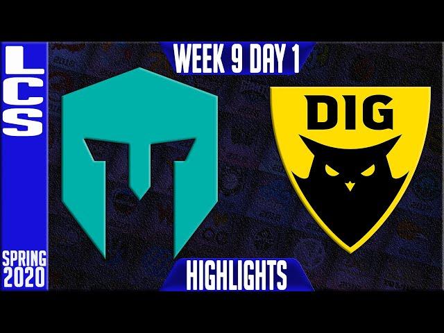 IMT vs DIG Highlights | LCS Spring 2020 W9D1 | Immortals vs Dignitas