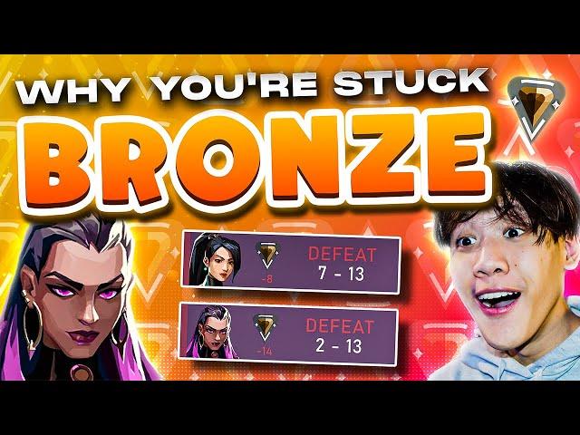 These Common Mistakes Are Why You're Hardstuck Bronze.. (Valorant)