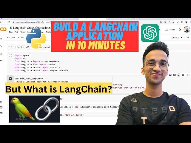Get Started With LangChain #1| LLM's + Prompt Templates|