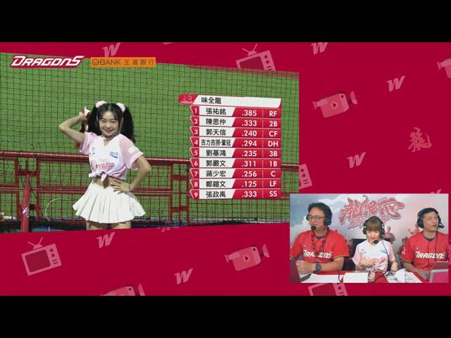 【2024龍TV精華】04/19 埔尾村村花霖霖來到龍TV啦！用甜美的聲音為大家介紹今日先發打序