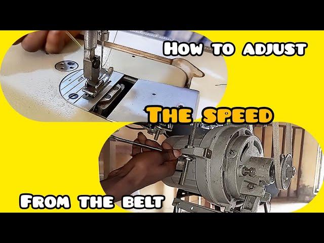 How to adjust the speed on your Industrial Sewing machine