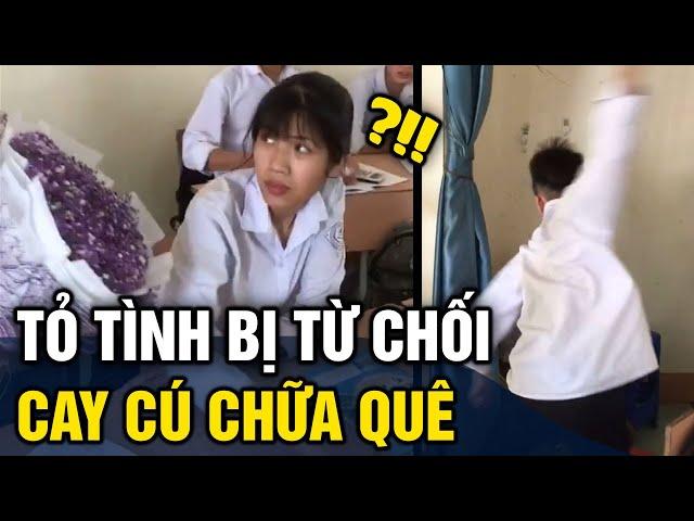 Tỏ tình thất bại, thanh niên có hành động 'CAY CÚ' khiến người xem mừng cho cô gái