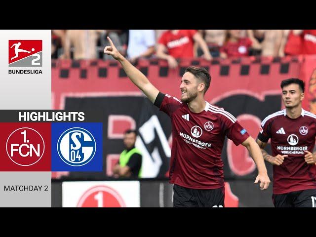 FC Nürnberg - FC Schalke | 3:1 | Zusammenfassung | 2 Bundesliga 2024-25 | nürnberg schalke