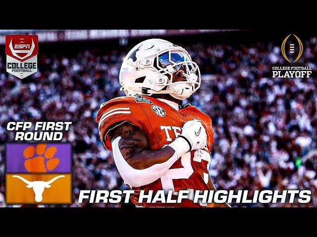 CFP First Round HALFTIME HIGHLIGHTS: Clemson Tigers vs. Texas Longhorns | ESPN College Football