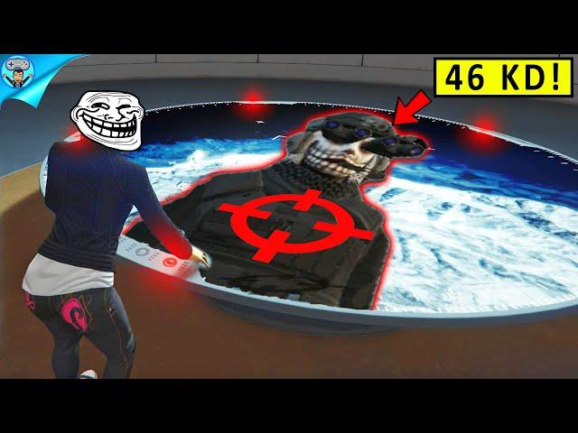 Trolling a 46 KD GOD MODE user with the Orbital Cannon | GTA 5 Online