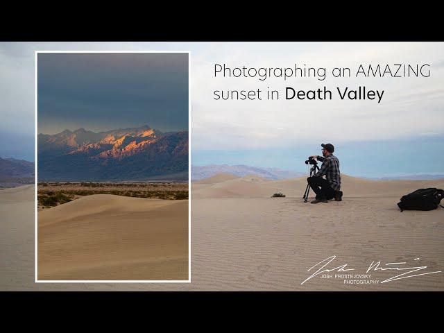 When the light is amazing. LANDSCAPE PHOTOGRAPHY in Death Valley.