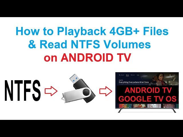 How to Playback 4GB+ Files and Read NTFS Volumes on ANDROID TV