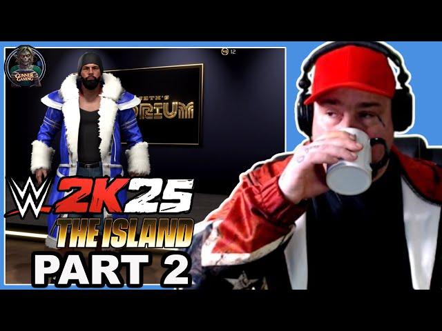 WWE 2K25: The Island - Part 2 - FINALLY...The Island WORKS in 2k25....Kinda!