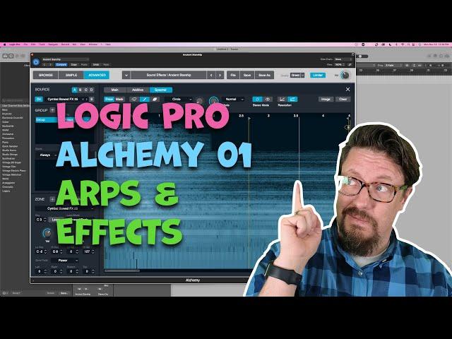 Alchemy in Logic Pro | 01 ARPs and Effects