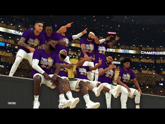 NBA 2K20 NBA Finals Championship Celebration | New Animations