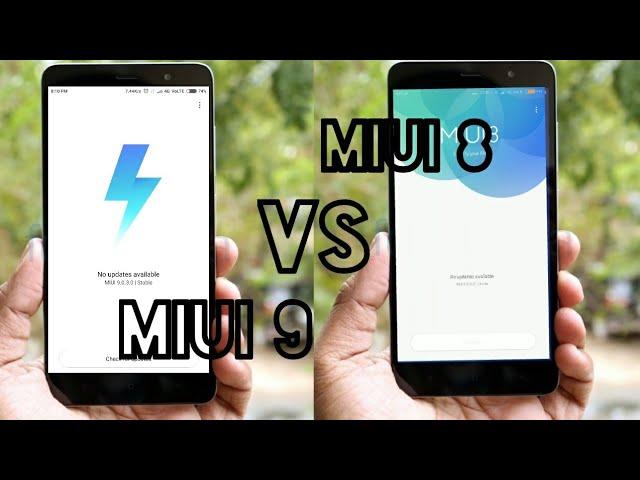 Miui8 vs Miui9 stable rom speed test