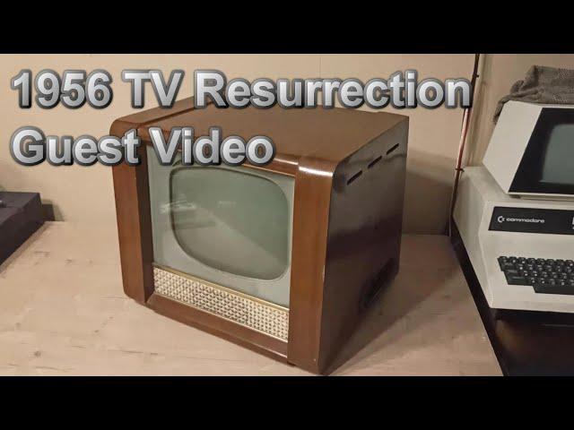 Guest Video 1956 Record Soviet Television Телевизионный радиоприёмник Рекорд Resurrection