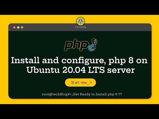 Install PHP 8 on Ubuntu