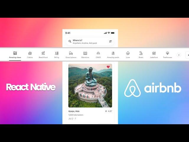 Airbnb's Categories UI in React Native Web