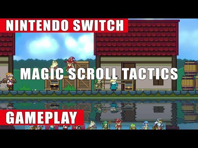 Magic Scroll Tactics Nintendo Switch Gameplay