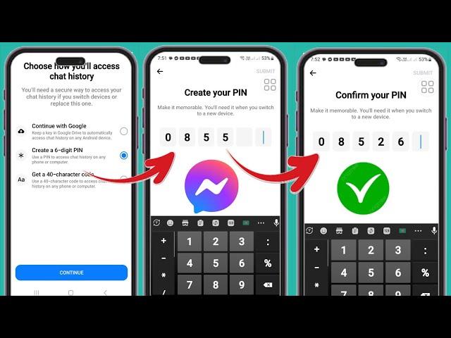 Cách tạo mã PIN trên Facebook Messenger (2024) | Mã PIN 6 chữ số trong Messenger