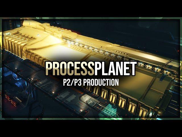 EVE Online // P2 & P3 Process Planet // Null-Sec PI