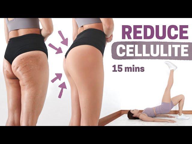 REDUCE CELLULITE! Best 15 min Thigh & Booty Workout to TIGHTEN and TONE ~ Emi