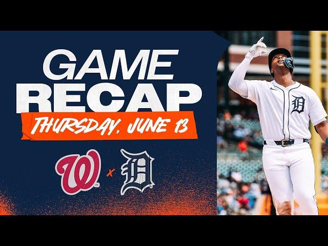 Game Highlights: Tigers Score 5 Runs in the 7th, Close Out Series With a Win | 6/13/24