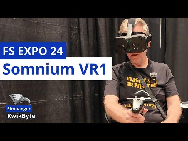 Somnium VR1 Headset First Test | FS Expo 2024