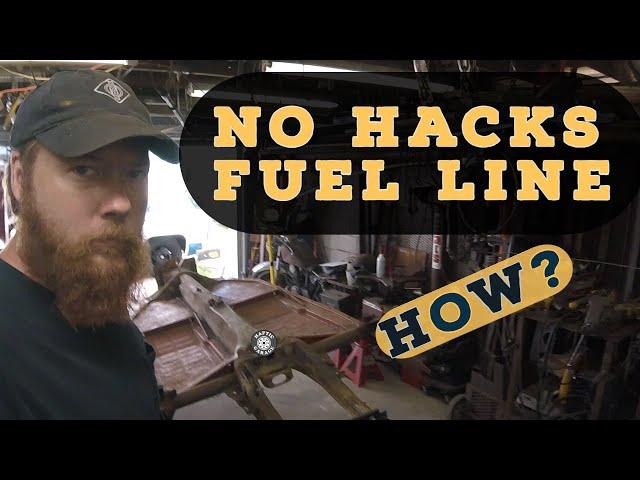 Install a Stainless Steel Fuel Line in the Stock Location?!? Dweezil Vlog E8