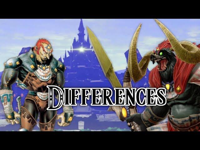 The Differences Between Ganon And Ganondorf