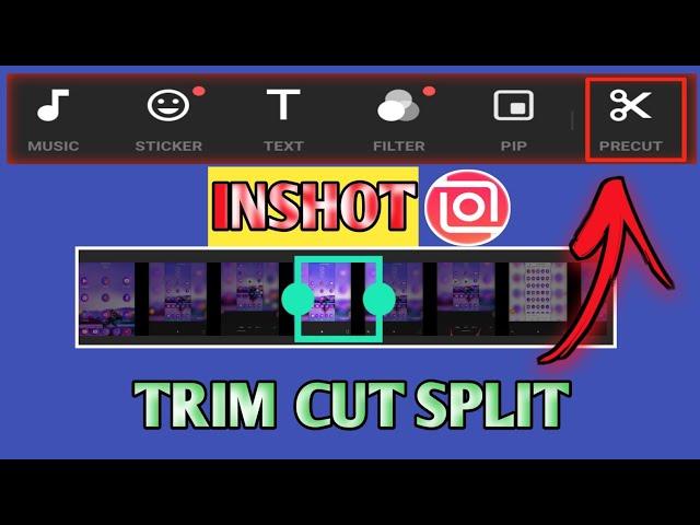 How To Cut Trim Split On Inshot // How To Cut Video On Inshot