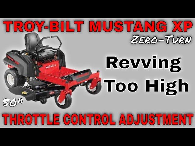 How To: Fix the Throttle Control on a Troy-Bilt Mustang XP Zero-Turn
