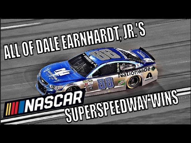 All of Dale Earnhardt, Jr.'s NASCAR Superspeedway Wins