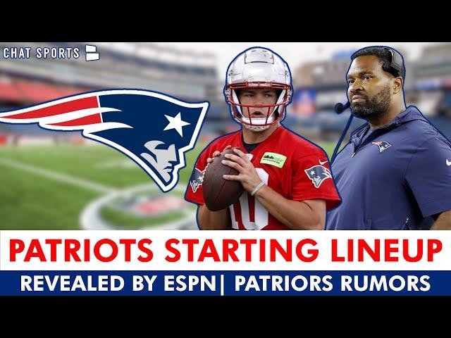 Patriots SURPRISE Starting Lineup Revealed By ESPN Pre-NFL Training Camp | Patriots Rumors