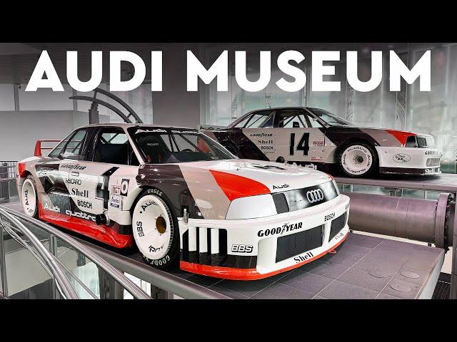 AUDI Museum INGOLSTADT Bavaria GERMANY Racing CARS Exhibition HISTORY Audi QUATTRO Le Mans SPORT